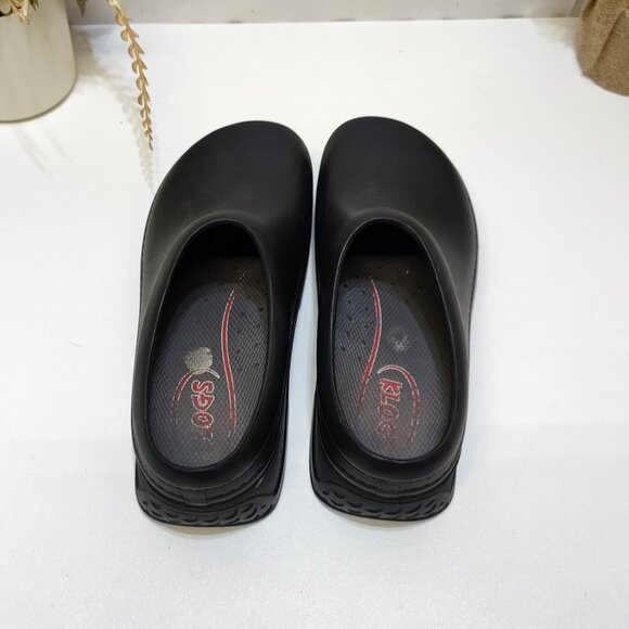 Klogs Springfield Black Slip-On Clogs US 8 Slip-Resistant Sole Orthotic-Friendly - Picture 7 of 10